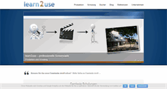 Desktop Screenshot of learn2use.de